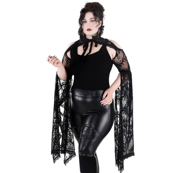 Killstar In Exile Lace Bolero💀Goth/Victorian💀 - Picture 3 of 6